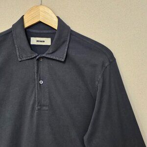 Buck Mason Long Sleeve Polo M